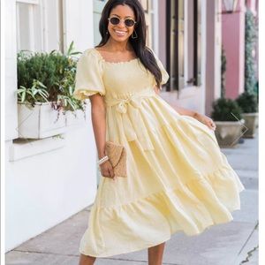 Light yellow dress, Size Small